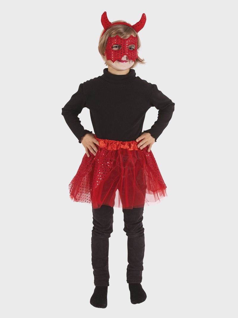 Fato de diabo Preto/ Vermelho - Kiabi