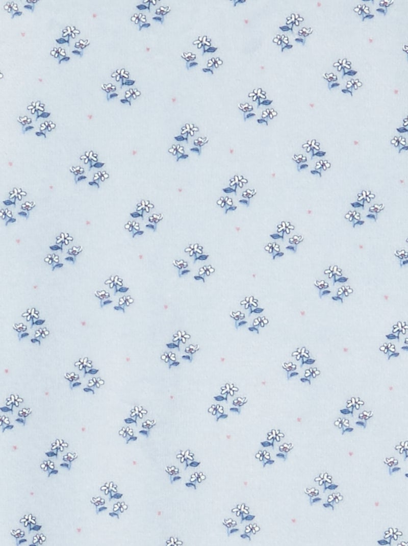 Fato de dormir de veludo Azul - Kiabi