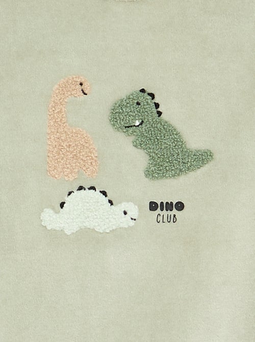 Fato de dormir de veludo - Kiabi