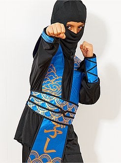 Roupa fantasia criança - Fato de ninja azul - Kiabi