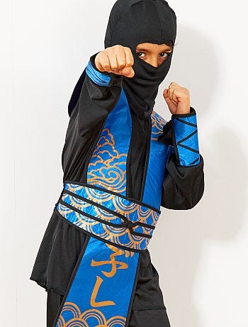 Fato de ninja azul