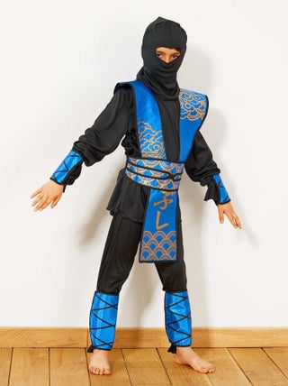 Fato de ninja azul