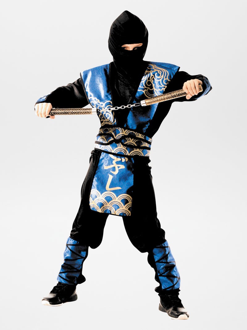 Fato de ninja Preto/ Azul - Kiabi