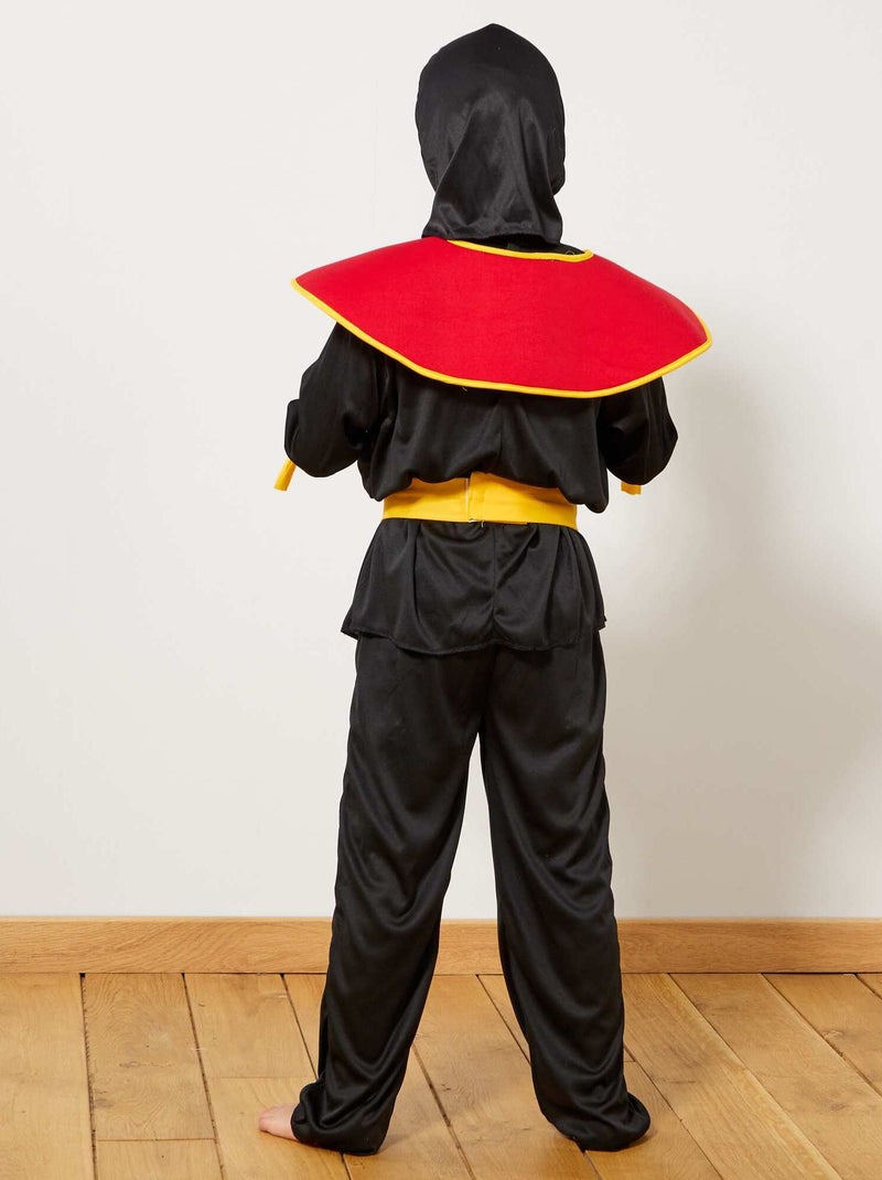 Fato de ninja Preto/ Vermelho - Kiabi