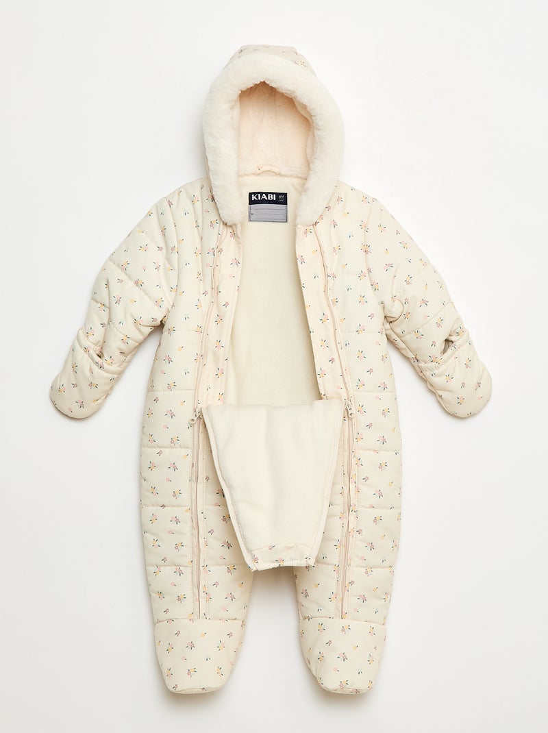 Fato de piloto acolchoado Bege - Kiabi