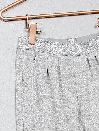 Fato de treino brilhante com pregas - Kiabi