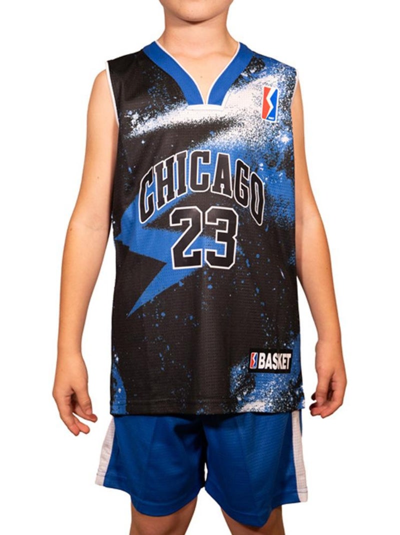 Fato de Treino Chicago 23 Sport Zone Preto/Azul Azul - Kiabi