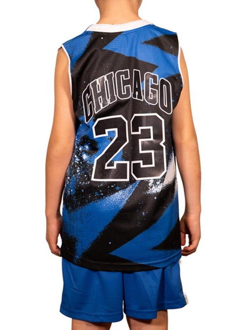 Fato de Treino Chicago 23 Sport Zone Preto/Azul - Kiabi Fato de Treino Chicago 23 Sport Zone Preto/Azul - Kiabi