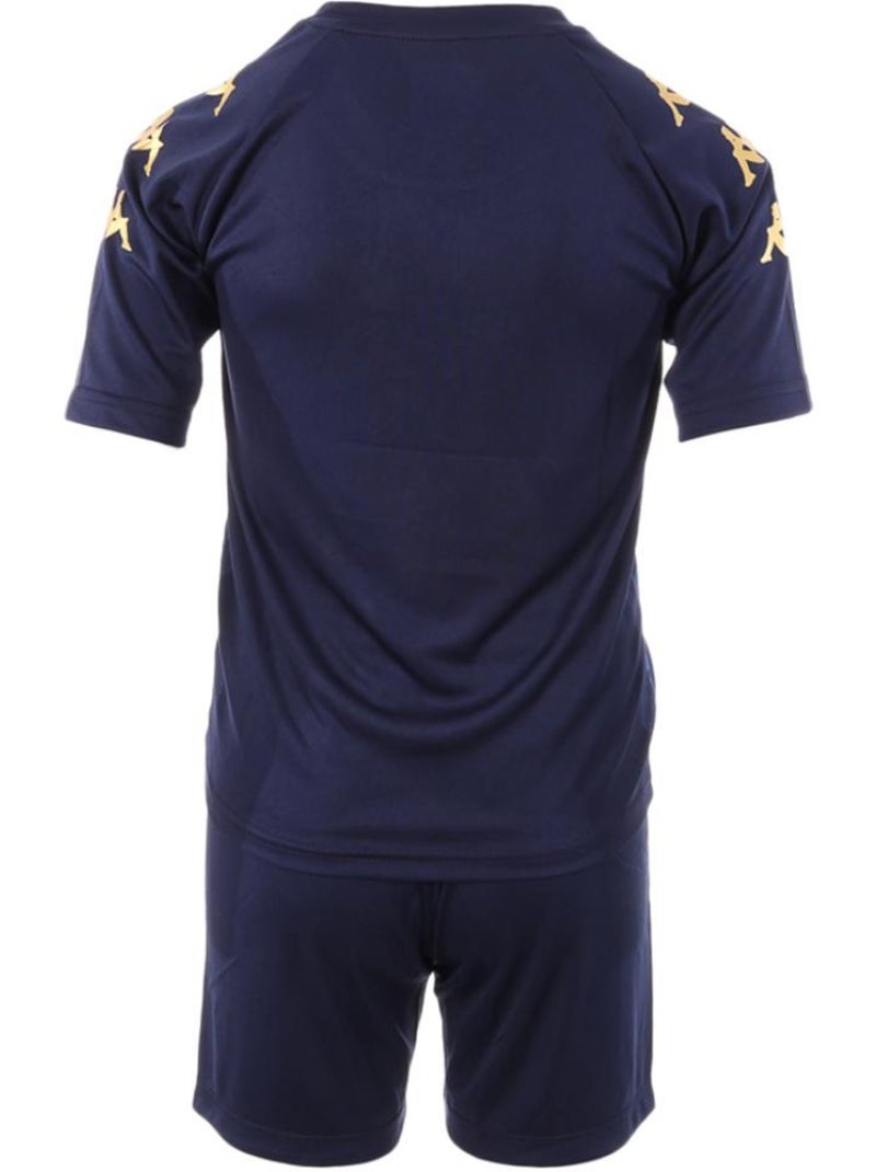 Fato de treino de futebol kappa marcelo azul marinho para rapaz Azul - Kiabi