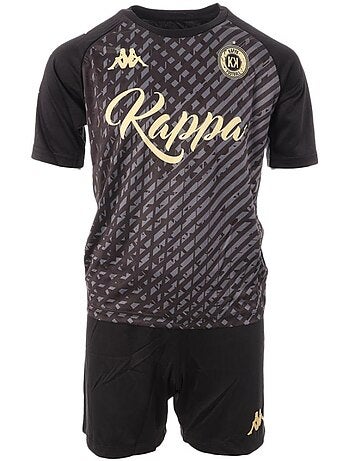 Fato de treino de futebol kappa marcelo para menino em preto