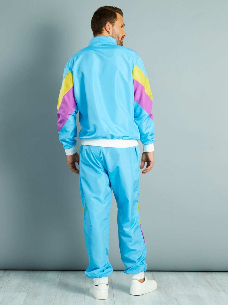 Fato de treino dos anos 80 azul - Kiabi