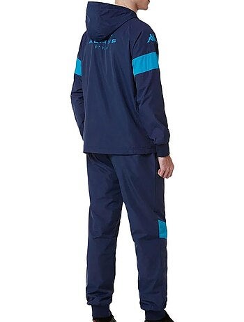 Fato de treino kappa astaedy para homem azul-marinho/turquesa