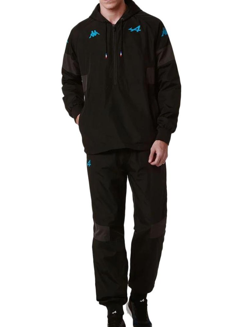 Fato de treino kappa astaedy para homem preto/turquesa Preto - Kiabi