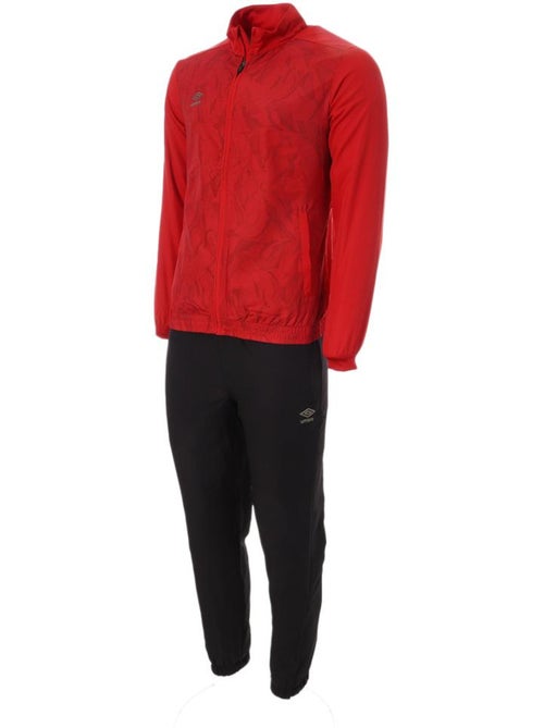Fato de Treino Umbro Perf para Homem em Vermelho e Preto - Kiabi Fato de Treino Umbro Perf para Homem em Vermelho e Preto - Kiabi
