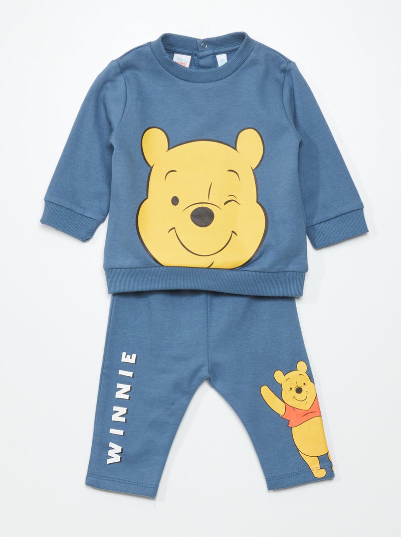 Fato de treino 'Winnie' sweatshirt + calças - 2 peças AZUL - Kiabi