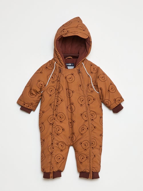 Fato de Urso Acolchoado Forrado a Polar Repelente à Água - Kiabi