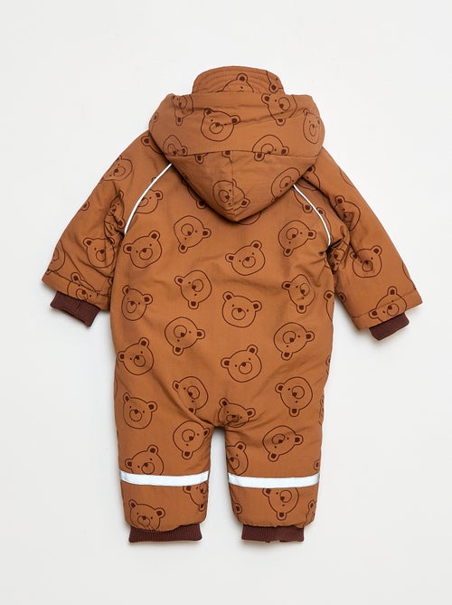 Fato de Urso Acolchoado Forrado a Polar Repelente à Água - Kiabi