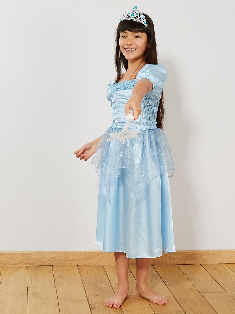 Fato de vestido de princesa azul - Kiabi