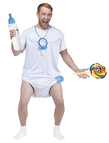 Fato 'fralda de bebé' + alfinete - Kiabi