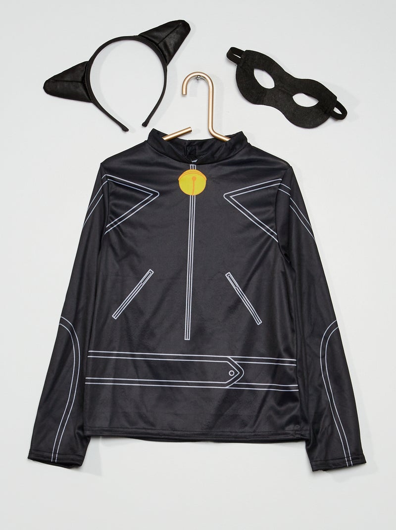 Fato 'gato' 'Miraculous' Preto - Kiabi