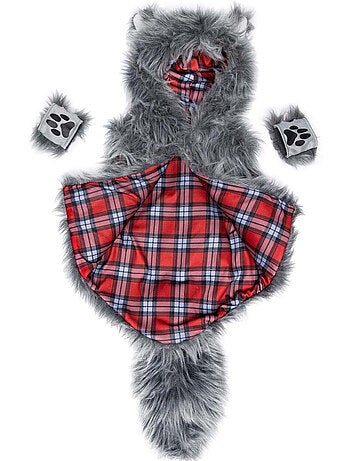 Fato infantil casaco de lobo com luvas | great pretenders