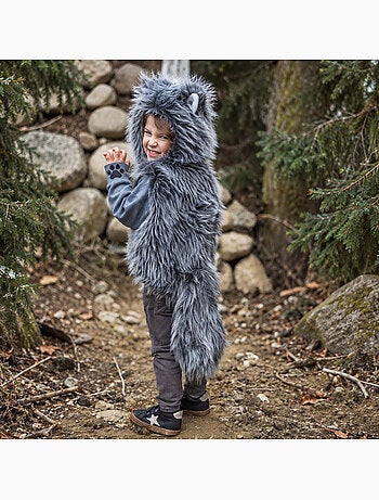 Fato infantil casaco de lobo com luvas | great pretenders