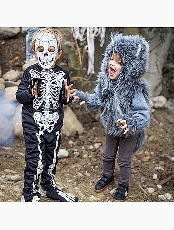 Fato infantil casaco de lobo com luvas | great pretenders