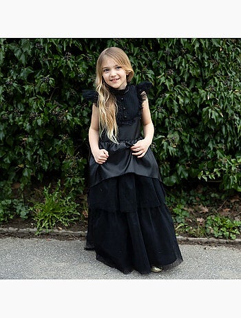 Fato infantil – vestido de bruxa gótica | great pretenders