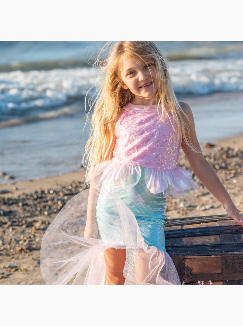 Fato infantil – vestido princesa sereia | great pretenders Rosa - Kiabi