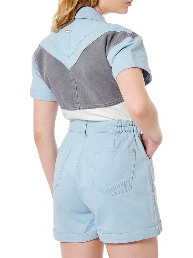 Fato Macaco Azul Kaporal AXOE para Mulher Azul - Kiabi