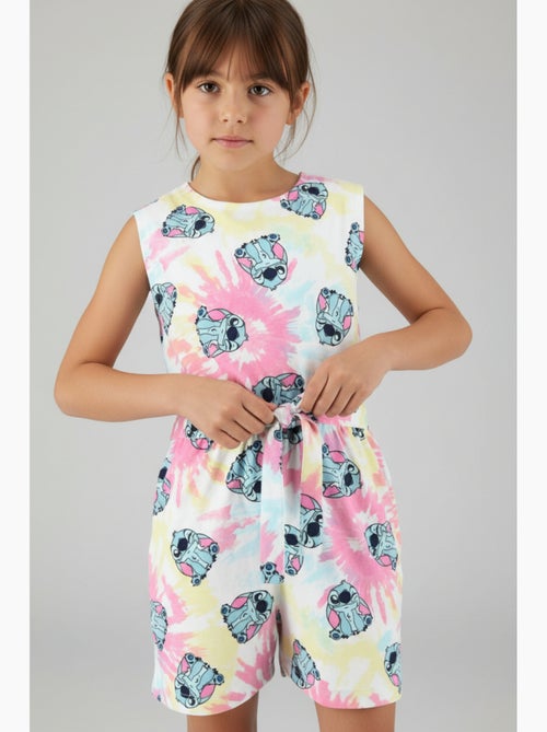 Fato-macaco calções lilo & stitch branco menina | licença oficial - Kiabi