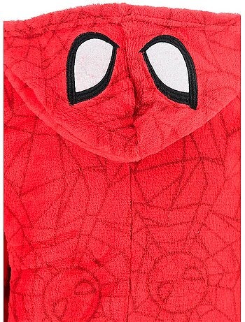 Fato-macaco pijama vermelho menino spiderman - licença oficial