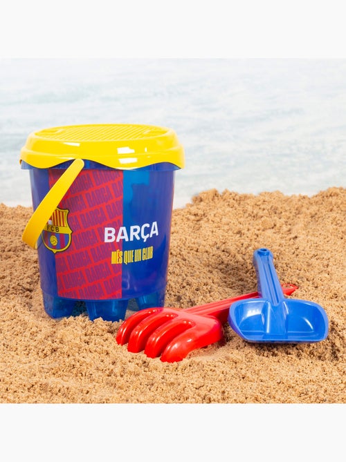 Fc barcelona beach cube com bola da equipa e acessórios - Kiabi
