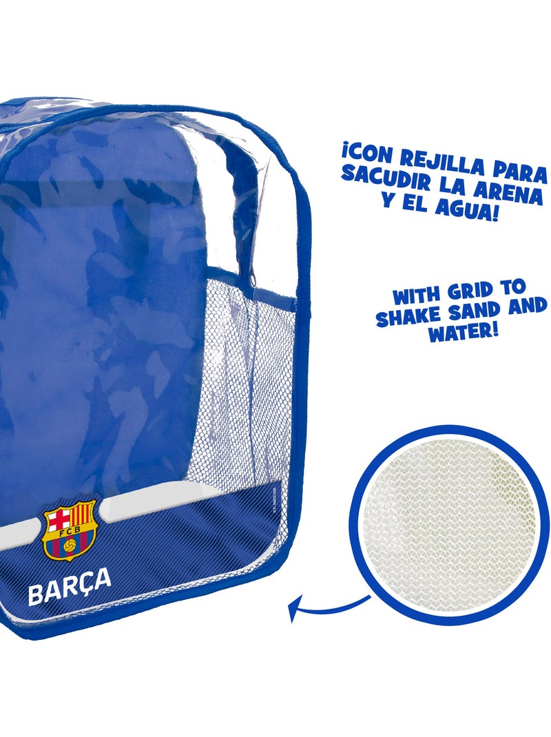 Fc barcelona beach cube com bola da equipa e acessórios N/D - Kiabi
