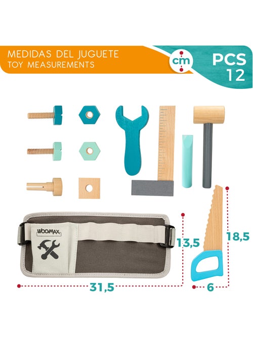 Ferramentas de madeira para crianças WOOMAX - Kiabi