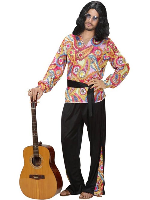 Figuras com trajes hippies e cinto. - Kiabi