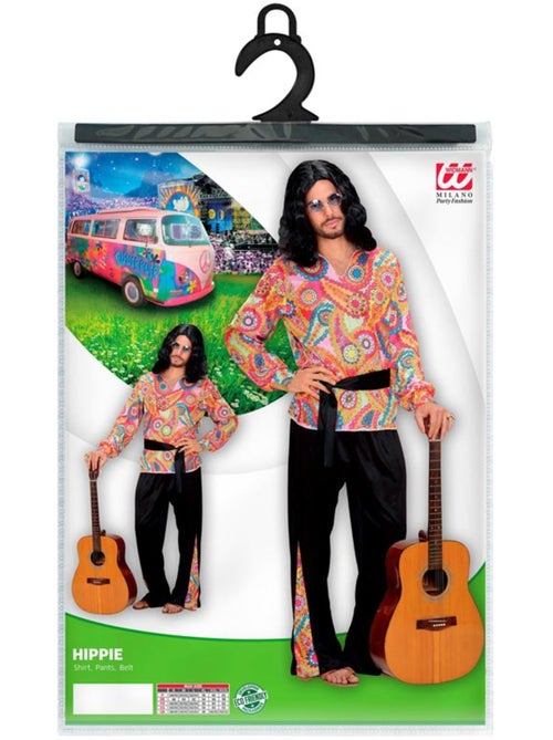 Figuras com trajes hippies e cinto. - Kiabi