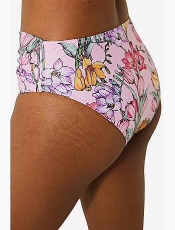 Filipa parte de baixo de biquíni com padrão floral e twist penti