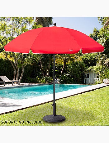 Filtro uv guarda-chuva cor vermelha de 240 cm aktive beach
