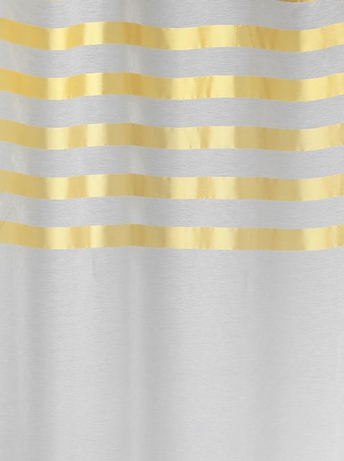 Fio transparente com face em risca de cetim - Kiabi