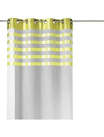 Fio transparente com face em risca de cetim