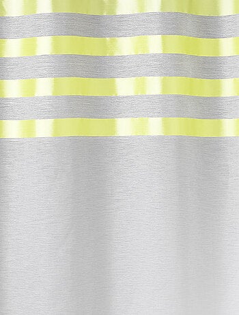Fio transparente com face em risca de cetim