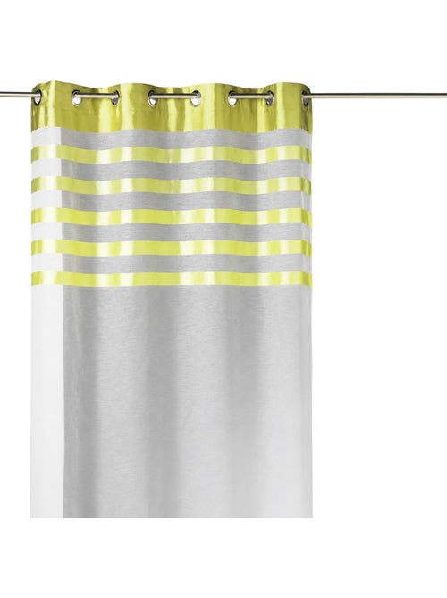 Fio transparente com face em risca de cetim - Kiabi