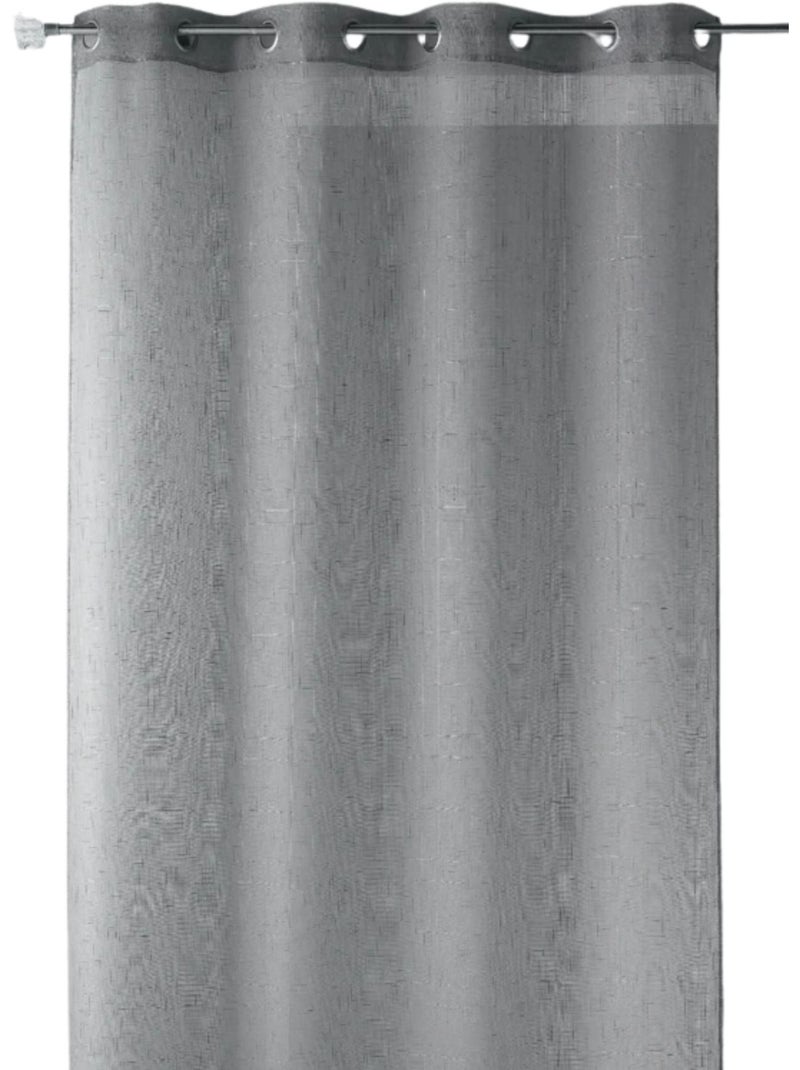Fio transparente liso com fios de lurex Cinza claro - Kiabi