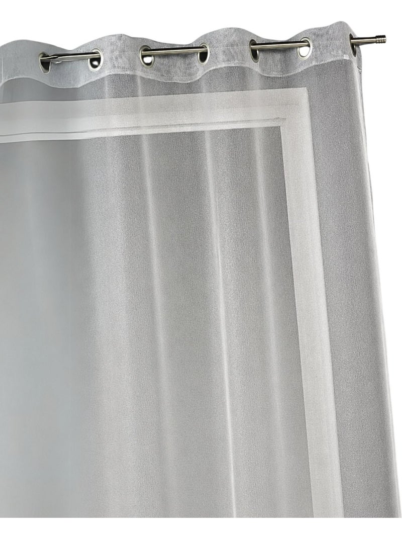 Fio transparente liso com fios de lurex Prata - Kiabi