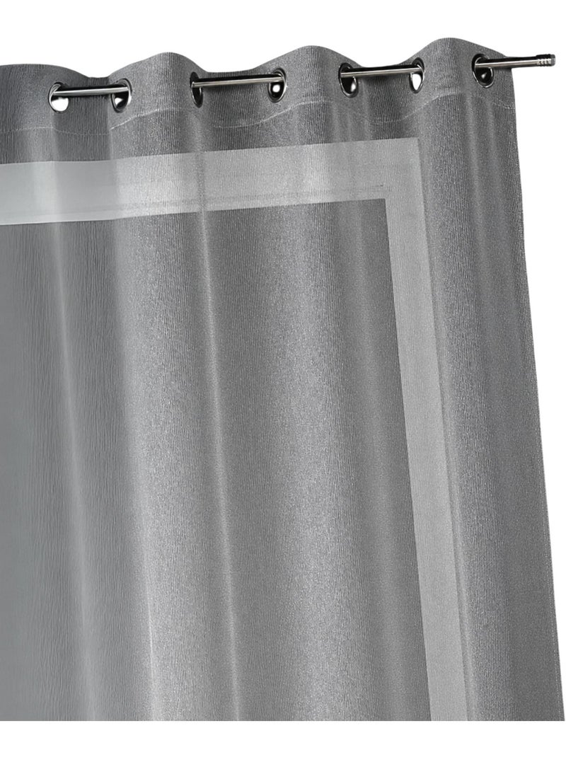 Fio transparente liso com fios de lurex Preto - Kiabi