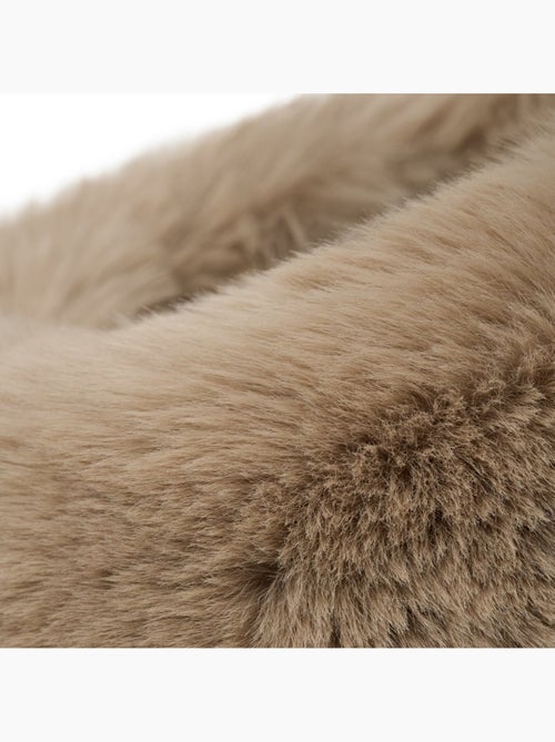 Fita de cabeça térmica de ski em pelo sintético e estilo retro - Kiabi