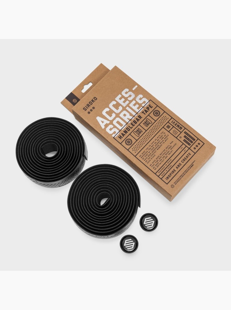 Fita de guiador para bicicleta de estrada Preto - Kiabi
