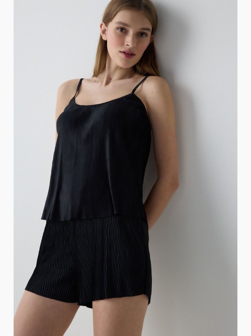 Fleur top coleção loves paris penti Preto - Kiabi