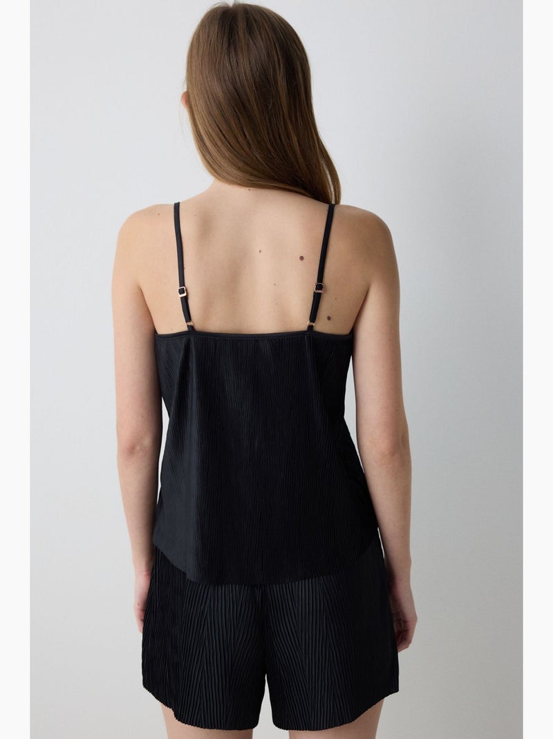 Fleur top coleção loves paris penti Preto - Kiabi